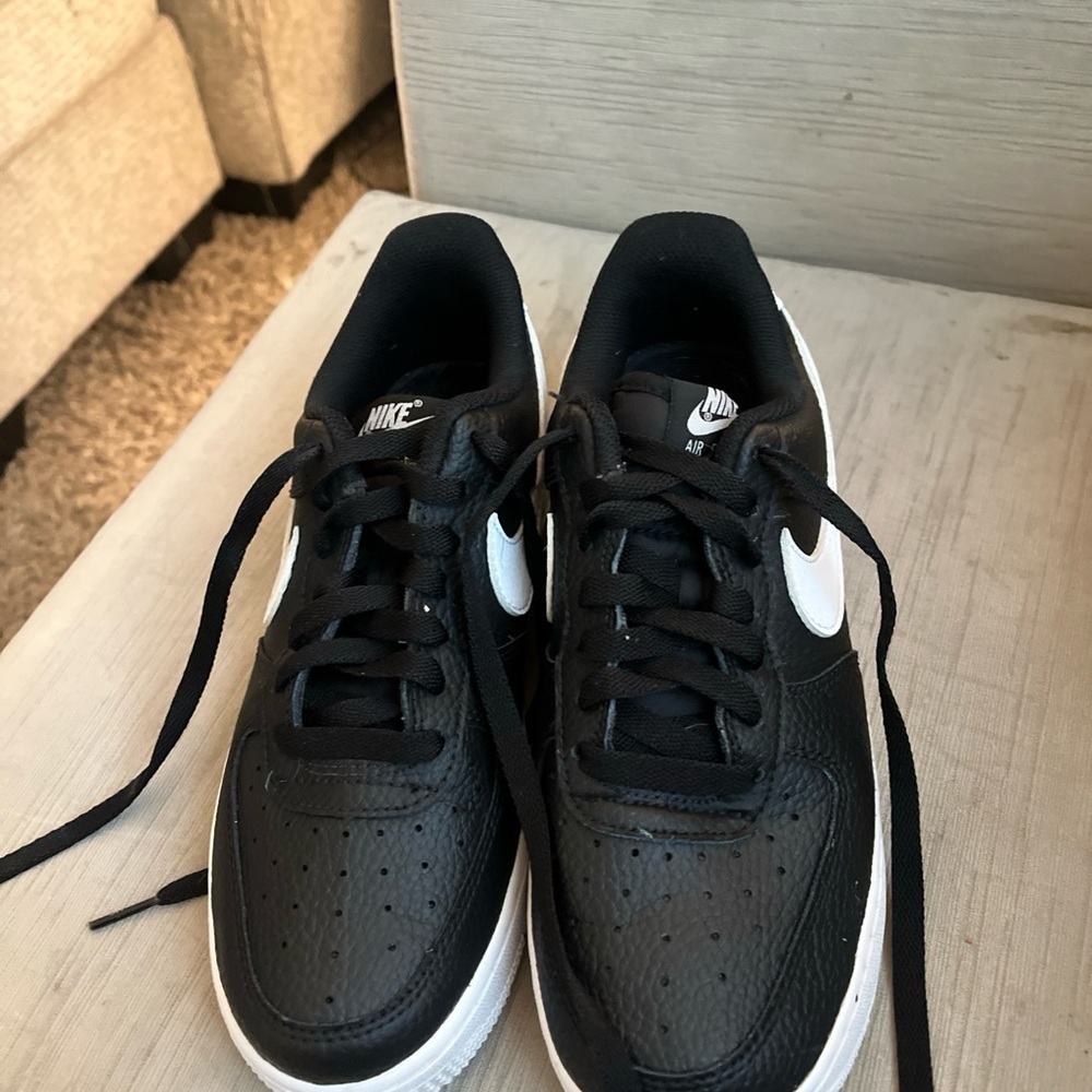 Nike Air Black and White Shoes